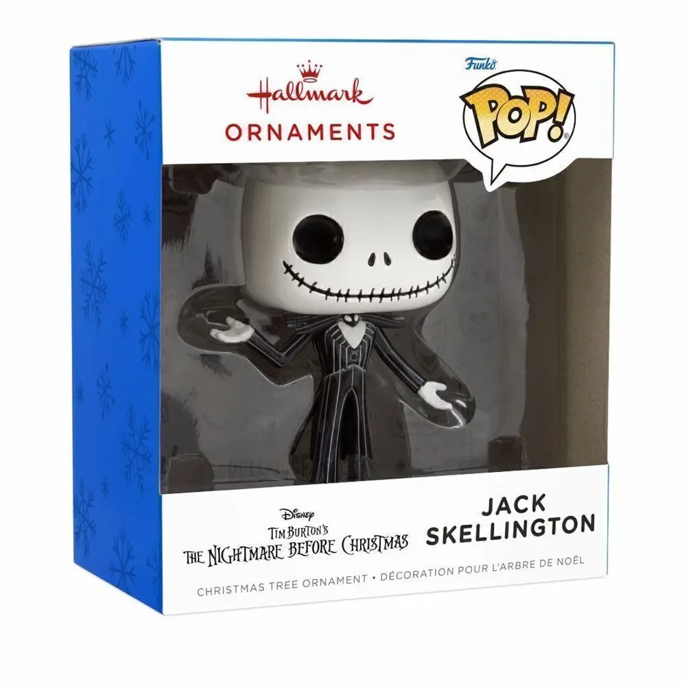 Hallmark Disney Jack Skellington Nightmare B4 Christmas Funko POP Ornament NWT